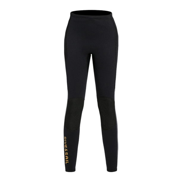 Traje de neopreno de buceo Zulema Pantalones largos térmicos Negro XL