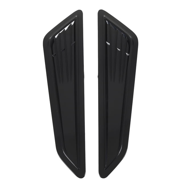 Cubierta de ventilación de capó para salpicadero de entrada de aire, cubierta decorativa negra de repuesto para Camaro LT 1LT 2LT RS modelos 2016 en adelante, 2 uds.