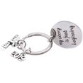 thumbnail image 4 of IBAOLEA My Story Is Just Beginning Key Chain Jewelry Charm Keychain Class Of 2019 Graduation Gift For Her And Him(silver color), 4 of 6