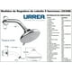 thumbnail image 4 of Regadera Cromo Con Brazo Y Chapeton 5 Funciones Baño Urrea 3036B, 4 of 4