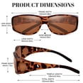 thumbnail image 4 of Gafas de Sol Polarizadas Peekaco UV400 "Fit Over" para Mujer y Hombre, 4 of 7