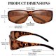 thumbnail image 4 of Gafas de Sol Polarizadas Peekaco UV400 "Fit Over" para Mujer y Hombre, 4 of 7