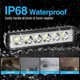 thumbnail image 4 of LED Light Bars, 2PCS 6 Inch IP68 Waterproof LED Work Lights 6000K 30W Driving Lights for SUV ATV Car Truck, 4 of 5