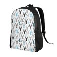 thumbnail image 2 of Balery Winter Art Blue and Black Moose Mochila - Mochila Estilosa y Duradera para Laptop de 15 Pulgadas con Tela Oxford Impermeable, 2 of 8