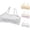 Light Gray, variant on VOUZZA Girls Training Bras Crop Top Bra Lightweight Seamless Sports Bra Bra Camisole Style Toddler Underwear Everyday Activewear