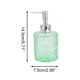 thumbnail image 4 of Dispensador de jabón con patrón de ondas de agua, tono verde y plateado, 1 pieza, 4 of 6
