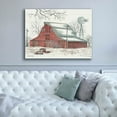 thumbnail image 4 of Epic Graffiti 'Winter Barn with Pickup Truck' by Cindy Jacobs, Canvas Wall Art, 54"x40", 4 of 8