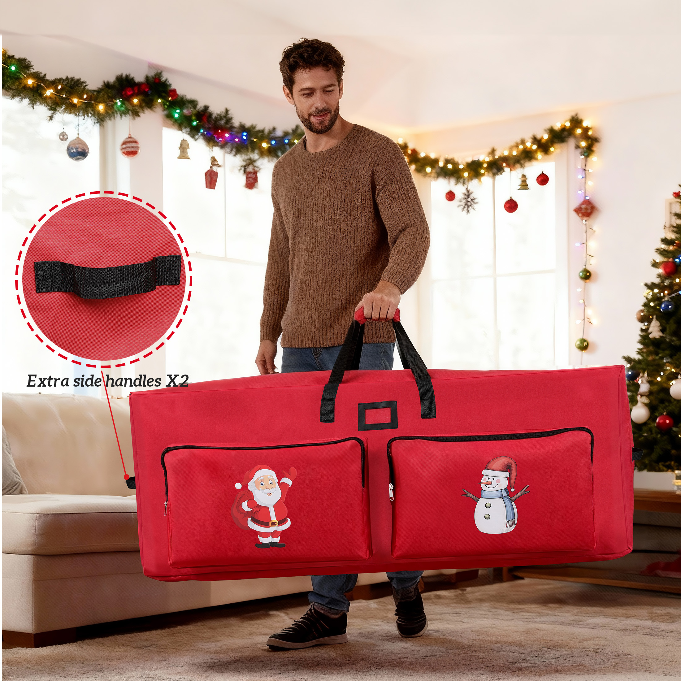 Firstness Christmas Tree Storage Bag Up to 7.5ft photo 7