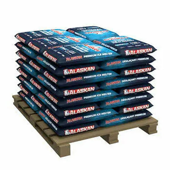 Alaskan Ice Melt 18 kgs/44lbs (63 Bags/Pallet)- Business Loading Dock Delivery