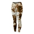 thumbnail image 4 of Gibobby Yoga pants mujer Pantalones de cintura alta para mujer, mallas deportivas suaves para yoga, pantalones para correr(Marrón,G), 4 of 5