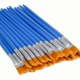 thumbnail image 2 of 30 Pcs Flat Paint Brushes Small Brush Bulk for Detail Painting, 2 of 8