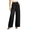Dark Gray, variant on Women's Lightweight Tencel Blend Wide Leg Pants Drawstring Elastic Waist Loose Casual Palazzo Trousers with Pockets Work office Slacks Light Blue