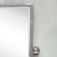 thumbnail image 3 of TEHOME Brushed Nickel Metal Framed Pivot Rectangle Bathroom Mirror 20x24", 3 of 8
