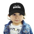 thumbnail image 2 of DALIX I'm The Boss Baby Hat Infant Baseball Cap for Baby Girls and Boys in Black, 2 of 7