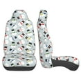 thumbnail image 5 of Haiem Colorful Hat Snowman Printed Car Seat Covers Set of 2, Universal Fit Car Seat Covers,Protective Seat Covers,Comfortable Car Seat Covers, Easy Installation Seat Covers, 5 of 9