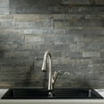 thumbnail image 2 of Aspect Peel and Stick Stone Overlay Kitchen Backsplash - Iron Slate (5.9" x 23.6" x 1/8" Panel - approx. 1 sq ft), 2 of 6