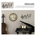 thumbnail image 4 of 2 Count Black Musical Note Decoration Ornament Music Wall Art Music Decor Metal Sign Wall Decor, 4 of 6