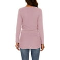 thumbnail image 4 of Women's Maternity Tops Sweaters Long Sleeve Knit Pregnancy Shirts Clothes, 4 of 6