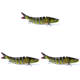 thumbnail image 1 of Señuelo Pesca Multiarticulado Cebo Duro Realista Baño 8 Segmentos para Lubina (D), 1 of 3