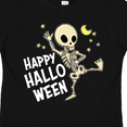thumbnail image 4 of Inktastic Happy Halloween with Dancing Skeleton Boys or Girls Toddler T-Shirt, 4 of 5