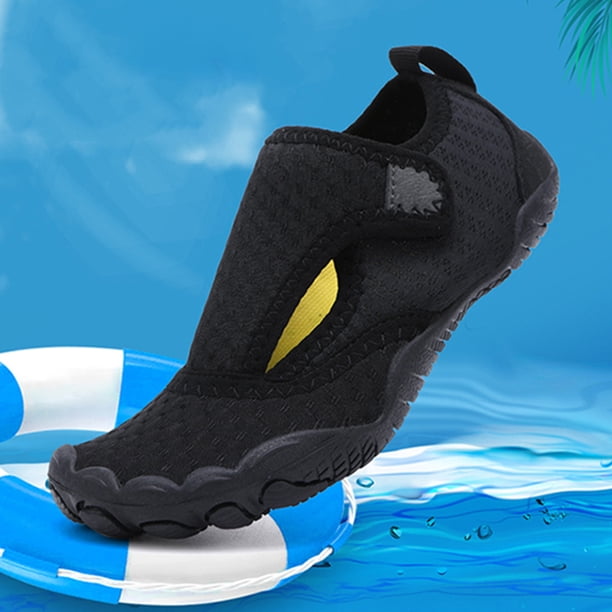 Zapatos de vadeo de goma, Zapatos de vadeo unisex suaves para vadear en la playa (negro 41) Likrtyny Tenis De Mujer Tenis De Hombre