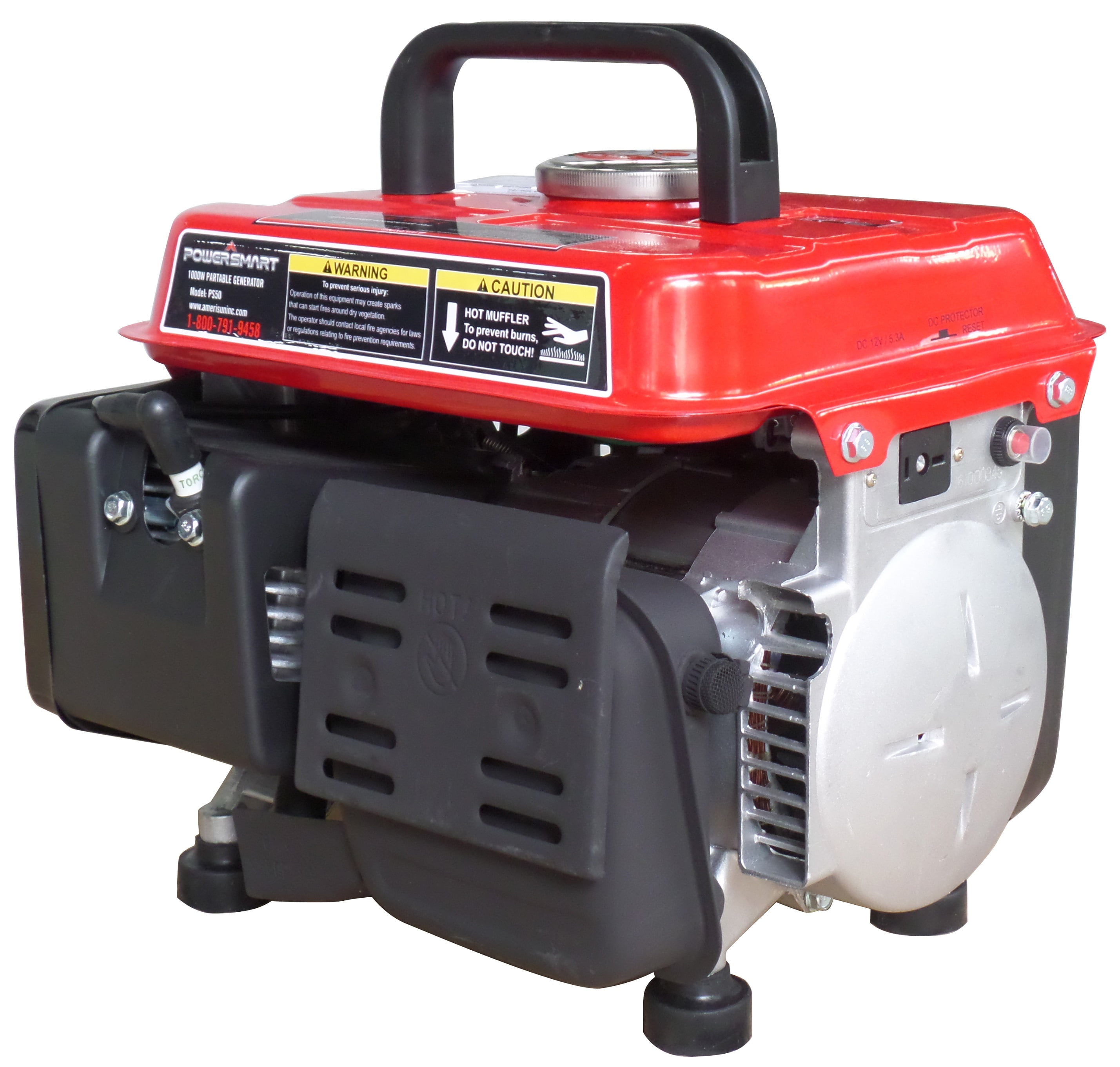 PowerSmart PS50 Portable Generator Red/Blac Pack of 1 