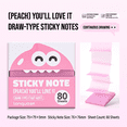 thumbnail image 3 of Transparent Glitter Sticky Notes 80 Sheets See‑Through Memo Tabs 1PC | Clear Sticky Notes, Clean Annotations, Back to School Supplies for Office Study Notebook Marking D-1PC, 3 of 7