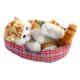 thumbnail image 1 of Pet de mascota interactiva de peluche Cat de mascota de mascota linda oficina realista versátil Gato naranja del cuerpo, 1 of 8