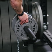 Titan Fitness 80.5 Short Wall Mounted Pulley Tower, 350 LB Capacity Plate-Loaded Cable Machine