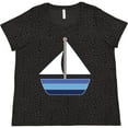 thumbnail image 3 of Inktastic Sailboat Nautical Sailing Women's Plus Size T-Shirt, 3 of 5