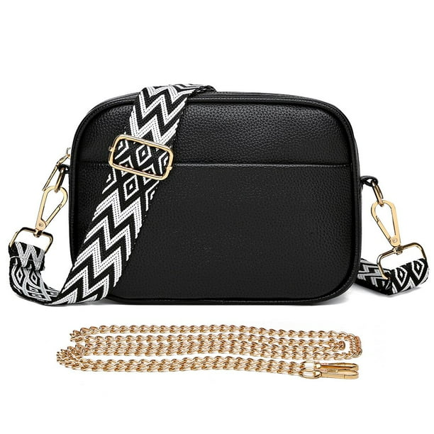 VX VONXURY Bolso Bandolera Para Mujer, Cangureras Cruzadas De Piel Sintética, Bolsa De Pecho Multiusos Con Correa Ajustable