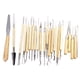 thumbnail image 1 of 22 Piezas Herramientas Modelado,Herramientas de Esculpir Arcilla Cerámica Carving Tool Set BLESIY Conjunto de herramientas de arcilla, 1 of 8