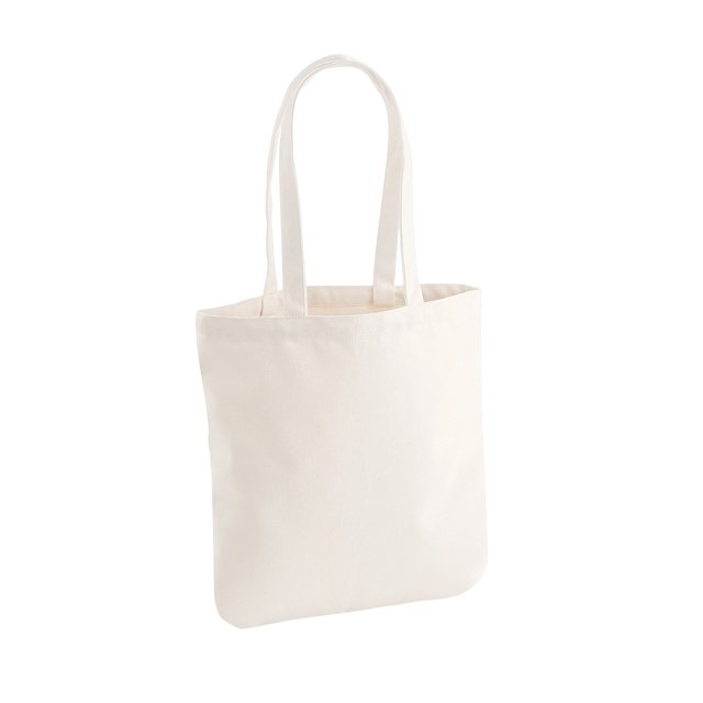 Westford Mill - Bolsa estilo tote de algodón orgánico EarthAware (Paquete de 2) (Beige)