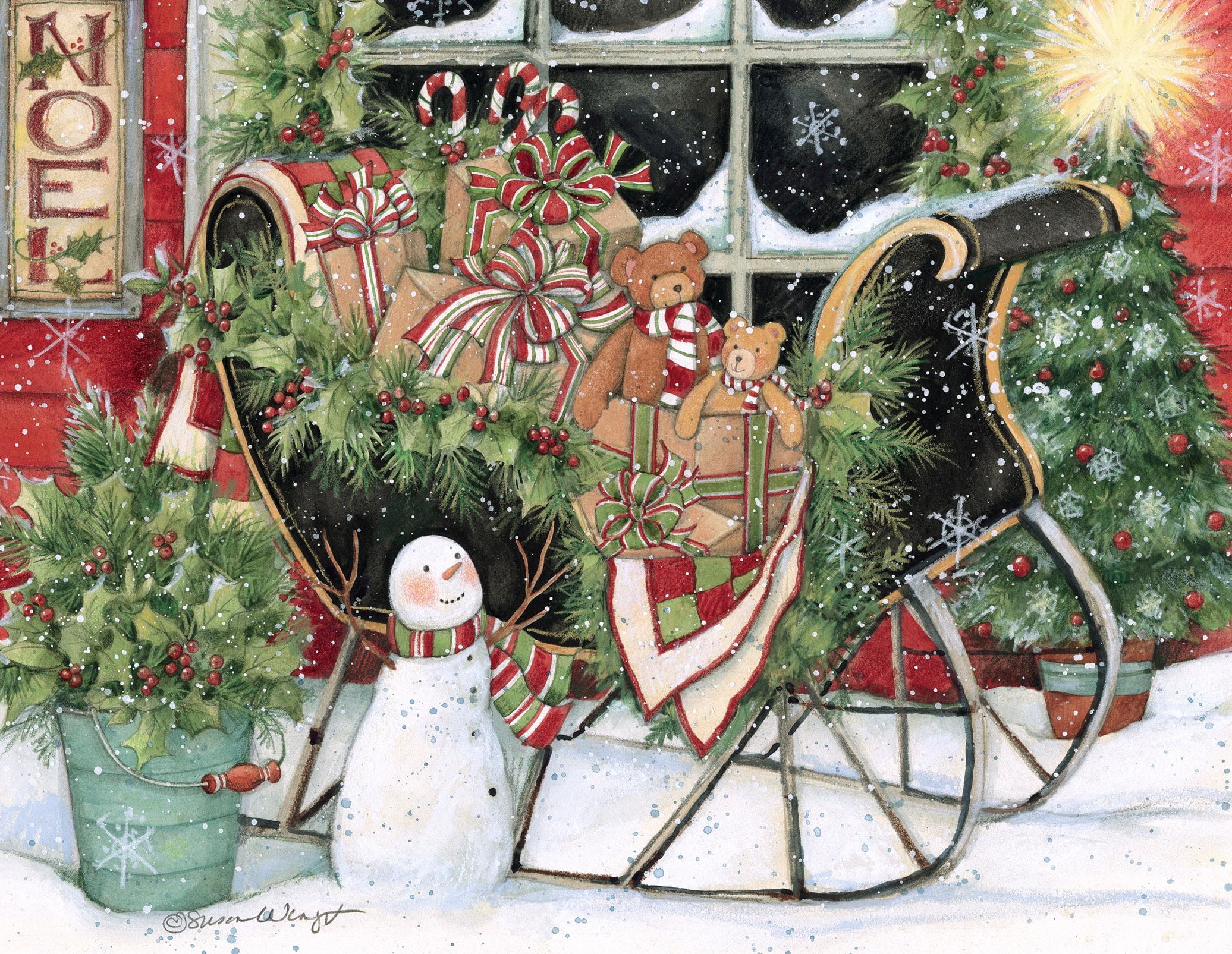 LANG HEART & HOME CHRISTMAS ASSORTED TWO SET CHRISTMAS CARD