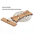 thumbnail image 4 of Lefu Wooden Desk Decoration Moon Rotatable Calendar for Perpetual Home Office Decor, 4 of 8