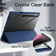 thumbnail image 3 of JETech Case for Samsung Galaxy Tab S9 Ultra 14.6-Inch with S Pen Holder, Clear Transparent PC Back, Shockproof Tri-Fold Stand Tablet Cover, Auto Wake/Sleep (Navy), 3 of 6