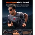 thumbnail image 3 of ESFOE Reloj Inteligente Hombre,1.85'' Grande Smartwatch Militar con LED Linterna,730mAh Bater&iacute;a,100+ Modos Deporte, IP68 Impermeable Smartwatch Hombre con Llamadas Bluetooth Wasap, Android, 3 of 8