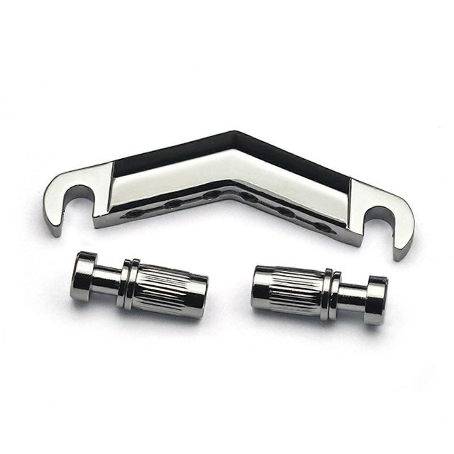 6 String Electric Guitar Tailpiece Replacement Part for Electric Guitars, Guitar Stop Bar Tailpiece Guitar Bridge Part