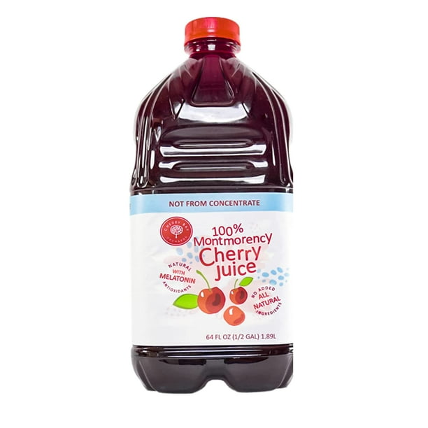 Cherry Bay Orchards Tart Cherry Juice, 64 oz Bottle 100 Natural
