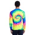 thumbnail image 2 of Colortone Multi Color Tie Dye Adulte à Manches Longues T2001, 2 of 3