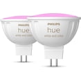 thumbnail image 2 of Bombilla LED inteligente Philips Hue MR16 blanca y en color (paquete de 2), 2 of 7