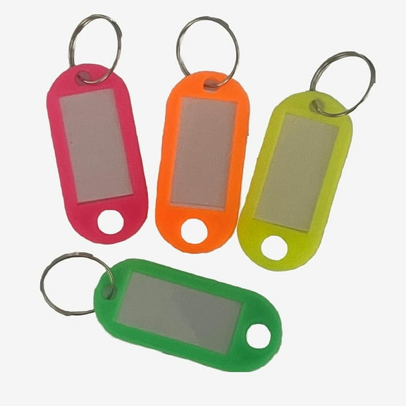 Key Tabs Assorted with ID Tags Pack of 4