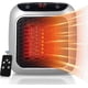 thumbnail image 1 of Portable Heater, 800w Ceramic Plug In Heater, Space Electric Fan Heater With Remote Control, 12h Timer, Led Display, 2 Heat Settineu Szrh A-m, 1 of 5