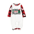 thumbnail image 3 of Penkiiy Family Christmas Pajamas Matching Sets Lounge Home Pjs Long Sleeve Shirts and Plaid Pants Xmas Holiday Pajama Outfits 9 Months Red, 3 of 6