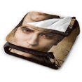 thumbnail image 2 of Edward Cullen Twilight Blanket Robert-Pattinson Ultra-Soft Micro Fleece Blanket, 2 of 5