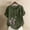 Army Green, variant on QUNYINEY Floral Women's T-Shirts Crew Neck Short Sleeve Casual Pullover Tops Loose Button Linen Womens Tops