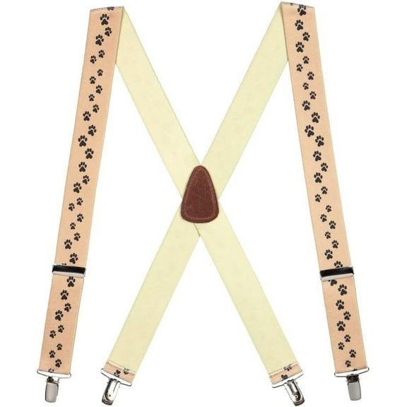 SuspenderStore Puppy Toes Suspenders - Clip - 3 Sizes