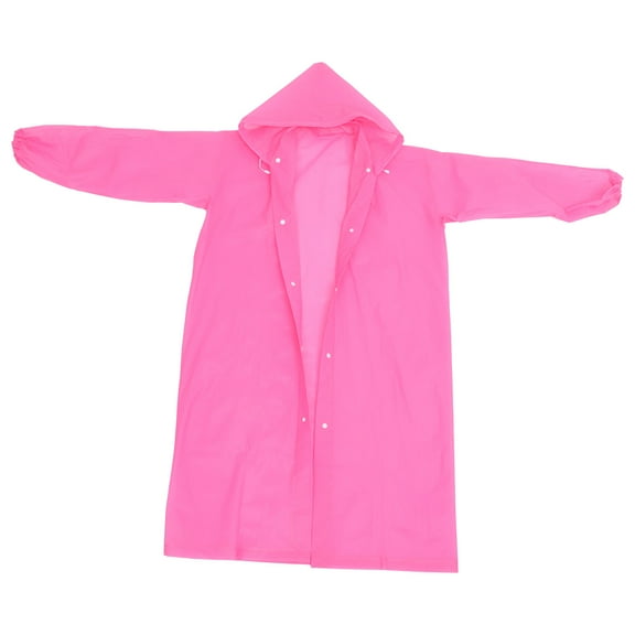 Child Umbrella Adult Raincoat Mountaineering Raincoat Man Travel 145X68CM Pink