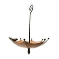 thumbnail image 2 of Comedero para pájaros con forma de paraguas, contenedor de comida para pájaros, bandeja de agua de hierro creativa colgante, decoración de jardín para, 2 of 8