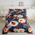 thumbnail image 2 of Castle Fairy Kawaii Ladybug Full Size Comforter Sets,Vintage Floral Flowers Bedding Sets, 2 of 8
